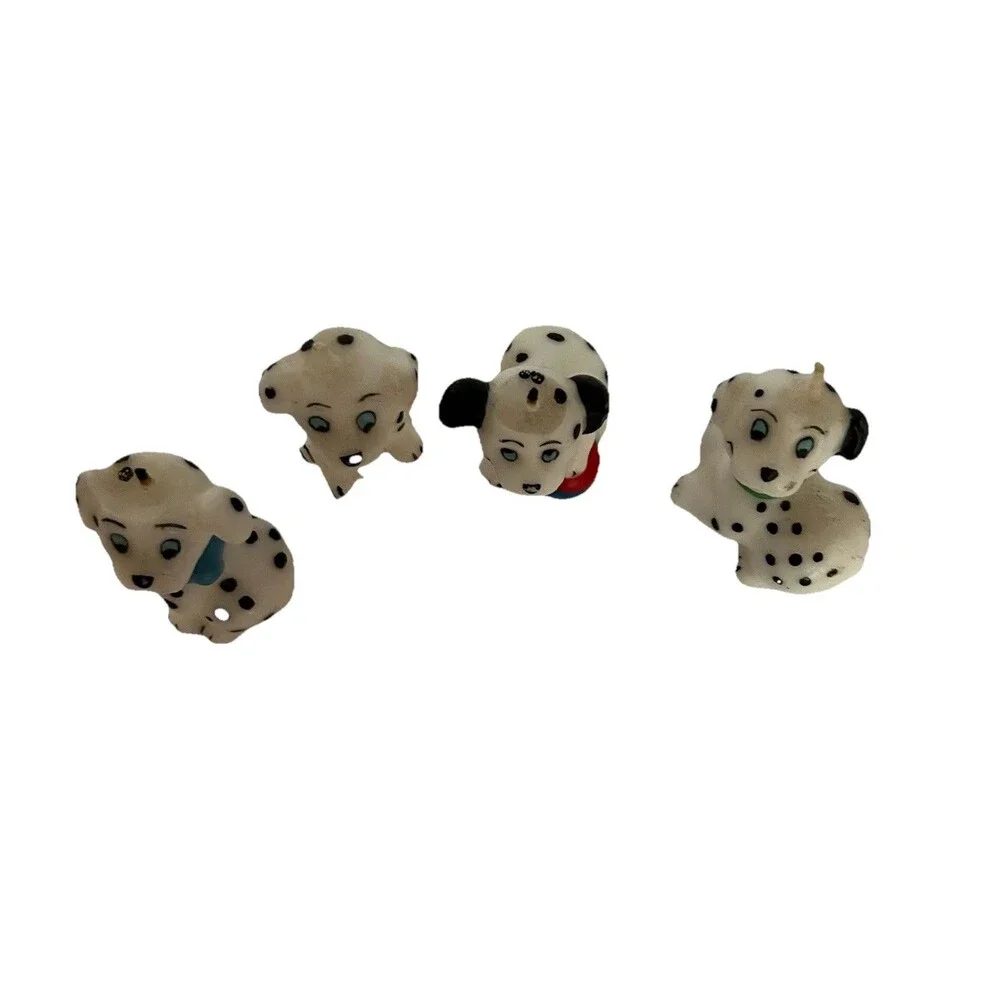 Dalmation Puppy Candles Cake Decor Dalmation Dog Set of 4